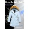 imageCREATMO US Girls Long Length Winter Coat Parka Water Resistant Puffer Jacket With Fleece LiningLight Blue