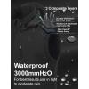 imageCREATMO US Mens Casual Lightweight Warm Thin Outerwear Vest Windbreaker Sleeveless Jacket With Removable HoodGrey