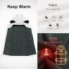 imageCREATMO US Mens Casual Lightweight Warm Thin Outerwear Vest Windbreaker Sleeveless Jacket With Removable HoodWhite