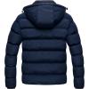 imageCREATMO US Mens Puffer Jacket Waterproof Winter Parka jacket Warm Thicken Ski CoatNavy