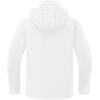 imageCREATMO US Mens Softshell Military Jacket With Removable Hood Fleece Lined and Water Repellent Outdoor Reflective CoatWhite