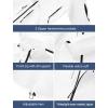 imageCREATMO US Mens Softshell Military Jacket With Removable Hood Fleece Lined and Water Repellent Outdoor Reflective CoatWhite