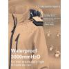imageCREATMO US Womens Lightweight Waterproof Long Softshell Tactical Jacket Fleece Lined WindbreakerKhaki