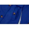 imageCREATMO US Womens Trench Coat DoubleBreasted Classic Lapel Overcoat Belted Slim Outerwear Coat with Detachable HoodRoyal Blue