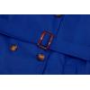 imageCREATMO US Womens Trench Coat DoubleBreasted Classic Lapel Overcoat Belted Slim Outerwear Coat with Detachable HoodRoyal Blue