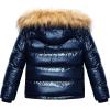 imageCREATMO US Boys Water Resistant Winter Coats Warm Fleece Lined Outwear Windbreaker Ski JacketShine Navy