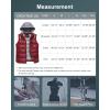 imageCREATMO US Womens Warm Vest Outerwear Thick Padded Puffer Sleeveless Vest With Detachable HoodBurgundy New