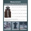 imageCREATMO US Womens Warm Vest Outerwear Thick Padded Puffer Sleeveless Vest With Detachable HoodCoffee