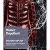 imageCREATMO US Womens Winter Hooded Coat Waterproof Warm Long Puffer Jacket ParkaShine Burgundy