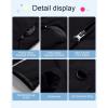 imageCREATMO US Boys Snow Bibs Kids Ski Pants Waterproof Insulated Winter OverallsBlack