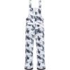 imageCREATMO US Boys Snow Bibs Kids Ski Pants Waterproof Insulated Winter OverallsBlack White