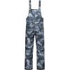 imageCREATMO US Boys Snow Bibs Kids Ski Pants Waterproof Insulated Winter OverallsCamo
