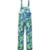 imageCREATMO US Boys Snow Bibs Kids Ski Pants Waterproof Insulated Winter OverallsGreen Printed