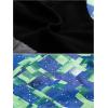 imageCREATMO US Boys Snow Bibs Kids Ski Pants Waterproof Insulated Winter OverallsGreen Printed