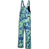 imageCREATMO US Boys Snow Bibs Kids Ski Pants Waterproof Insulated Winter OverallsGreen Printed