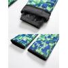 imageCREATMO US Boys Snow Bibs Kids Ski Pants Waterproof Insulated Winter OverallsGreen Printed