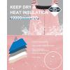 imageCREATMO US Girls Snow Bibs Kids Ski Pants Waterproof Insulated Winter OverallsPink