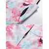 imageCREATMO US Girls Snow Bibs Kids Ski Pants Waterproof Insulated Winter OverallsPink Printed