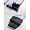 imageCREATMO US Girls Snow Bibs Kids Ski Pants Waterproof Insulated Winter OverallsPurple Printed