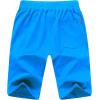 imageCREATMO US Mens Shorts Zipper Pocket Elastic Waist Stretch Summer Casual BeachBlue