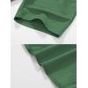 imageCREATMO US Mens Shorts Zipper Pocket Elastic Waist Stretch Summer Casual BeachDark Green