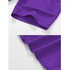 imageCREATMO US Mens Shorts Zipper Pocket Elastic Waist Stretch Summer Casual BeachDark Purple