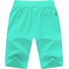 imageCREATMO US Mens Shorts Zipper Pocket Elastic Waist Stretch Summer Casual BeachLake Green