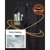 imageCREATMO US Mens Snow Pants Ski Bibs Waterproof Insulated Winter Snowboard CargoBlack