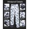 imageCREATMO US Mens Snow Pants Ski Bibs Waterproof Insulated Winter Snowboard CargoBlack White