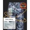 imageCREATMO US Mens Snow Pants Ski Bibs Waterproof Insulated Winter Snowboard CargoCamo