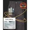 imageCREATMO US Mens Snow Pants Ski Bibs Waterproof Insulated Winter Snowboard CargoGrey