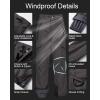 imageCREATMO US Mens Snow Pants Ski Bibs Waterproof Insulated Winter Snowboard CargoGrey