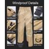 imageCREATMO US Mens Snow Pants Ski Bibs Waterproof Insulated Winter Snowboard CargoKhaki