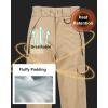 imageCREATMO US Mens Snow Pants Ski Bibs Waterproof Insulated Winter Snowboard CargoKhaki