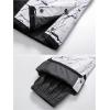imageCREATMO US Mens Snow Pants Ski Bibs Waterproof Insulated Winter Snowboard CargoLine Printed