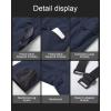 imageCREATMO US Mens Snow Pants Ski Bibs Waterproof Insulated Winter Snowboard CargoNavy Blue