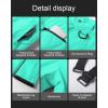 imageCREATMO US Womens Snow Pants Ski Bibs Waterproof Insulated Winter SnowboardGreen