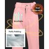 imageCREATMO US Womens Snow Pants Ski Bibs Waterproof Insulated Winter SnowboardPink