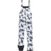 imageCREATMO US Boys Snow Bibs Kids Ski Pants Waterproof Insulated Winter OverallsBlack White