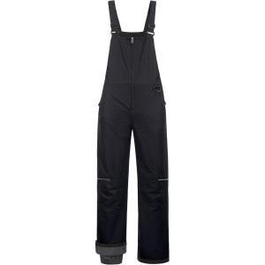 imageCREATMO US Girls Snow Bibs Kids Ski Pants Waterproof Insulated Winter OverallsBlack