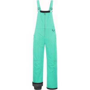 imageCREATMO US Girls Snow Bibs Kids Ski Pants Waterproof Insulated Winter OverallsGreen
