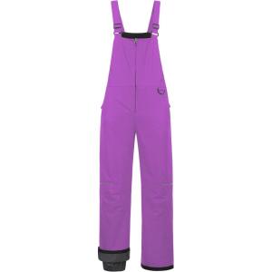 imageCREATMO US Girls Snow Bibs Kids Ski Pants Waterproof Insulated Winter OverallsPurple
