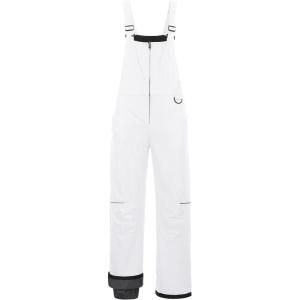 imageCREATMO US Girls Snow Bibs Kids Ski Pants Waterproof Insulated Winter OverallsWhite