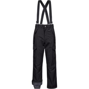 imageCREATMO US Mens Snow Pants Ski Bibs Waterproof Insulated Winter Snowboard CargoBlack