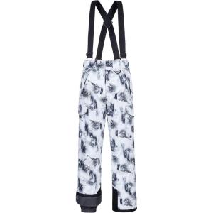imageCREATMO US Mens Snow Pants Ski Bibs Waterproof Insulated Winter Snowboard CargoBlack White