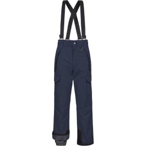 imageCREATMO US Mens Snow Pants Ski Bibs Waterproof Insulated Winter Snowboard CargoNavy Blue