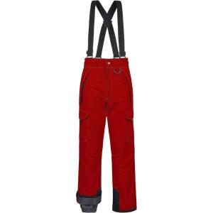imageCREATMO US Mens Snow Pants Ski Bibs Waterproof Insulated Winter Snowboard CargoRed