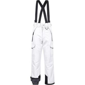 imageCREATMO US Mens Snow Pants Ski Bibs Waterproof Insulated Winter Snowboard CargoWhite