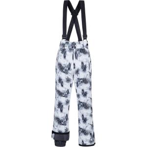 imageCREATMO US Womens Snow Pants Ski Bibs Waterproof Insulated Winter SnowboardBlack White