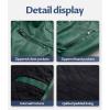 imageCREATMO US Mens Faux Leather Jacket Motorcycle Jacket Waterproof Windproof PU Moto Vintage Bomber Hoodie with Removable HoodDark Green